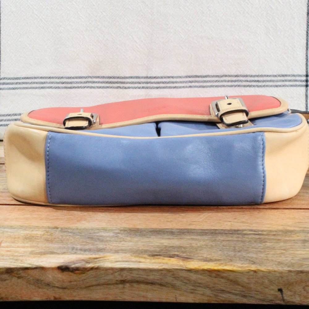 Coach Color Block Coral and Blue - Picture 4 of 5